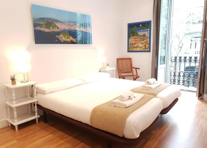 公寓 Urbieta Centro 圣塞瓦斯蒂安